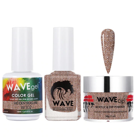 #102 Wave Gel Simplicity Collection-3 in 1 Matching Trio Set