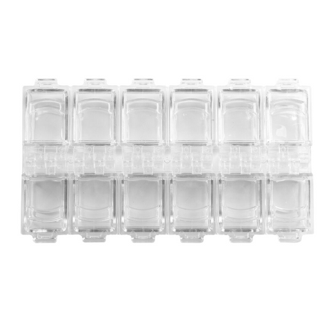 Cre8tion Transparent Small Accessories Box Clear 400 pcs./case