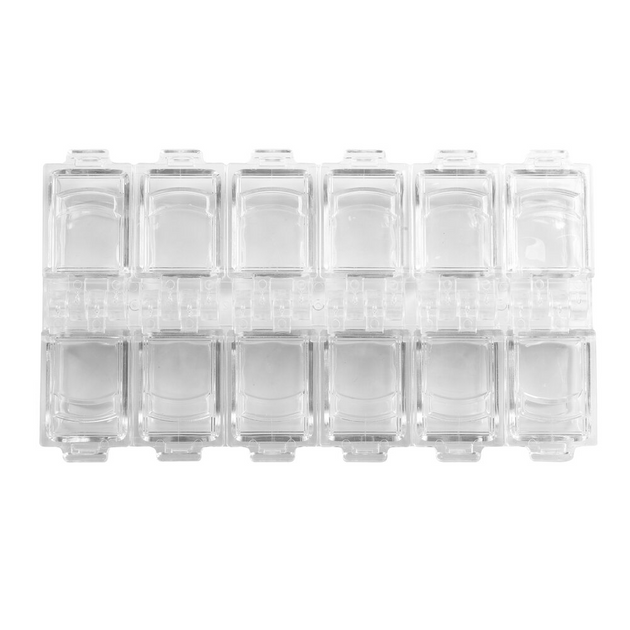 Cre8tion Transparent Small Accessories Box Clear 400 pcs./case