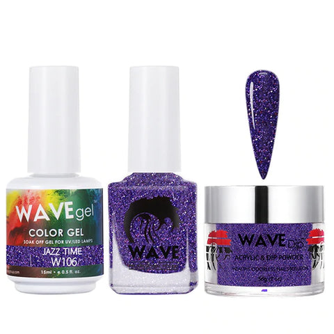 #106 Wave Gel Simplicity Collection-3 in 1 Matching Trio Set