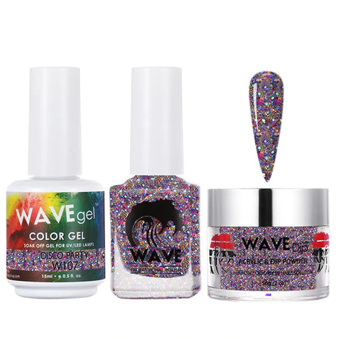 #107 Wave Gel Simplicity Collection-3 in 1 Matching Trio Set