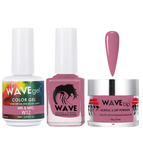 #012 Wave Gel Simplicity Collection-3 in 1 Matching Trio Set