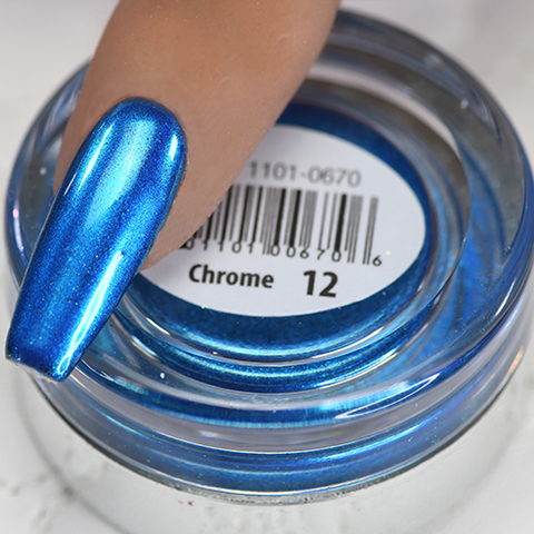Cre8tion - Chrome Nail Art Effect 12 Bright Blue - 1g