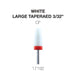 Cre8tion - White Ceramic - Large Tapered - 3/32"