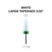 Cre8tion - White Ceramic - Large Tapered - 3/32"