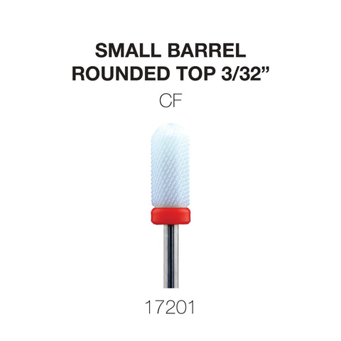Cre8tion Ceramic Small Barrel - Rounded Top - 3/32"