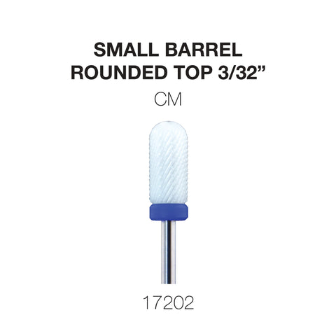 Cre8tion Ceramic Small Barrel - Rounded Top - 3/32"