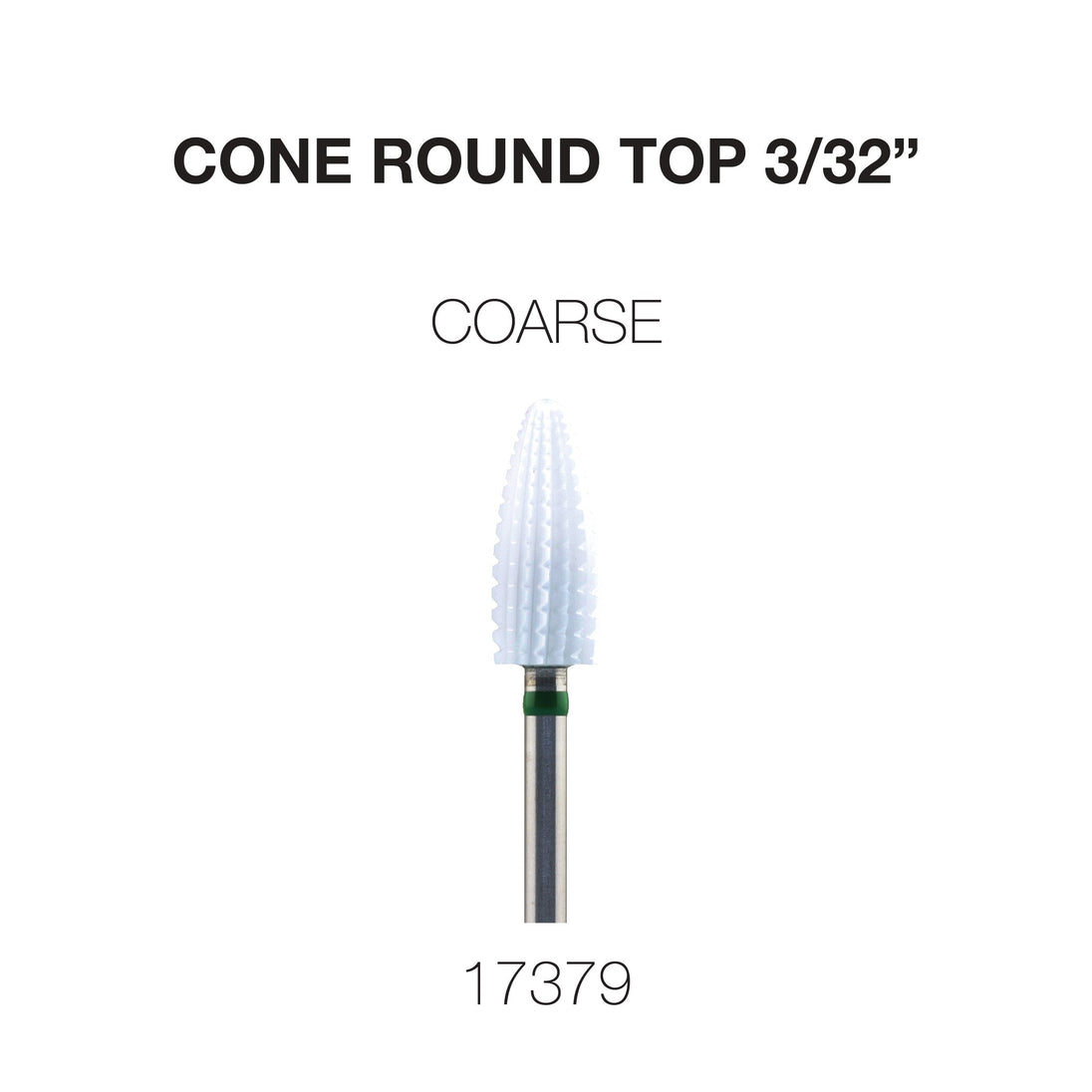Cre8tion - Ceramic Bits - Cone Round Top - 3/32"