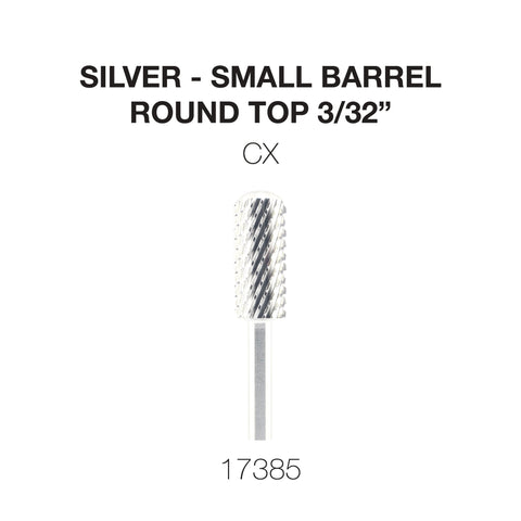 Cre8tion Silver Carbide - Small Barrel - Round Top 3/32"