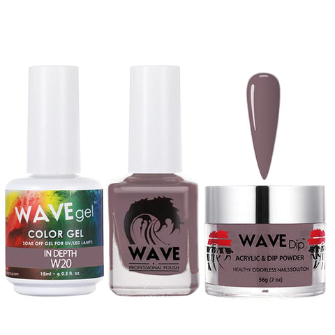 #020 Wave Gel Simplicity Collection-3 in 1 Matching Trio Set