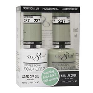 Cre8tion Matching Color Gel & Nail Lacquer 237 FINER FANCY THINGS