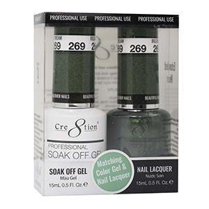 Cre8tion Matching Color Gel & Nail Lacquer 269 BILLIONAIRE DREAM
