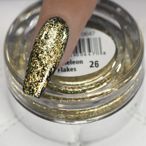 Cre8tion - Nail Art Effect - Chameleon Flakes - C26 - 0.5g