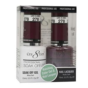 Cre8tion Matching Color Gel & Nail Lacquer 278 LOVE IS KIND