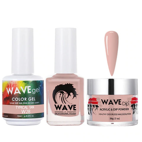 #028 Wave Gel Simplicity Collection-3 in 1 Matching Trio Set