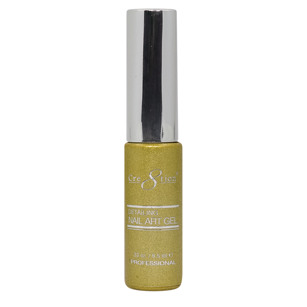 Cre8tion Detailing Nail Art Gel 31 Gold Platinum 2