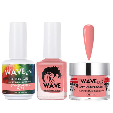 #033 Wave Gel Simplicity Collection-3 in 1 Matching Trio Set