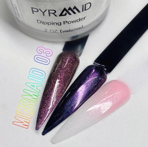 Pyramid Dipping Powder 2oz -  Mermaid Collection - Color 01 to 12
