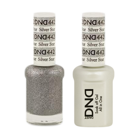 Daisy DND - Gel & Lacquer Duo - 442 Silver Star