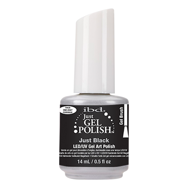 IBD - Just Gel Polish .5oz - Just Black Gel Art