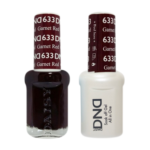Daisy DND - Gel & Lacquer Duo - 633 Garnet Red