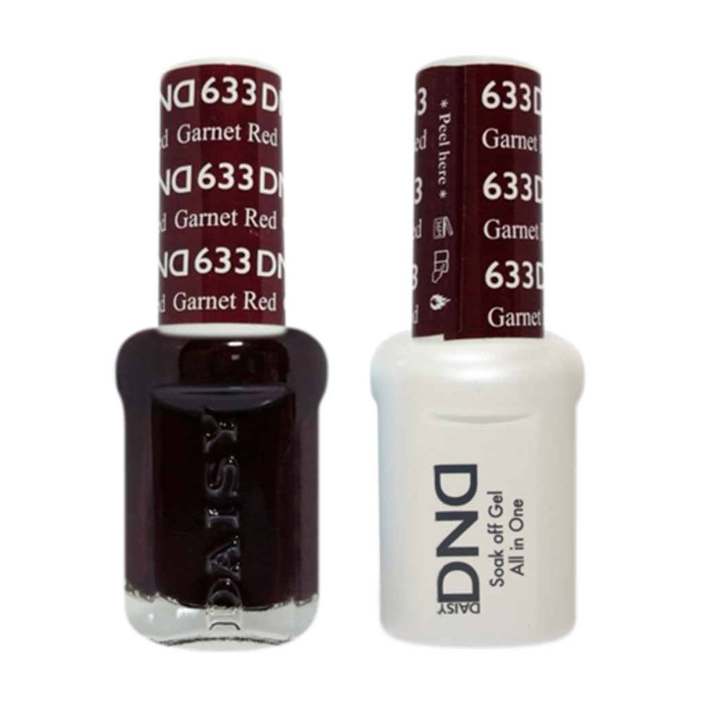 Daisy DND - Gel & Lacquer Duo - 633 Garnet Red