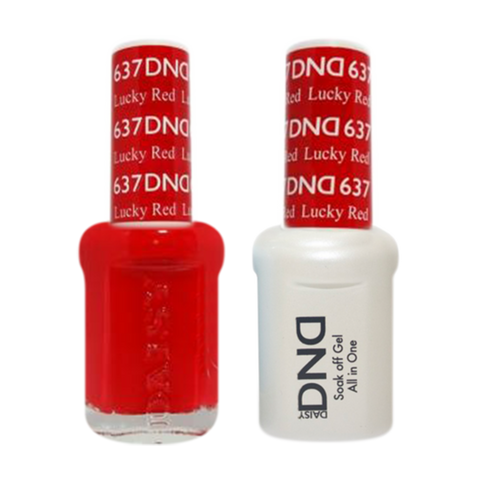 Daisy DND - Gel & Lacquer Duo - 637 Lucky Red