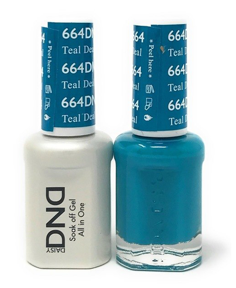 Daisy DND - Gel & Lacquer Duo - 664 TEAL DEAL