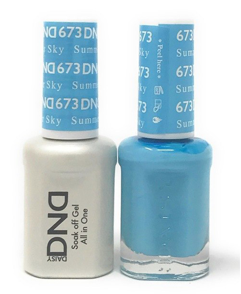 Daisy DND - Gel & Lacquer Duo - 673 SUMMER SKY