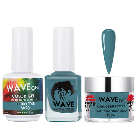 #070 Wave Gel Simplicity Collection-3 in 1 Matching Trio Set