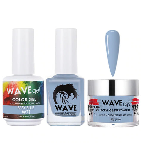 #071 Wave Gel Simplicity Collection-3 in 1 Matching Trio Set