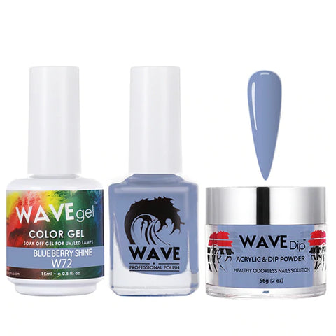 #072 Wave Gel Simplicity Collection-3 in 1 Matching Trio Set
