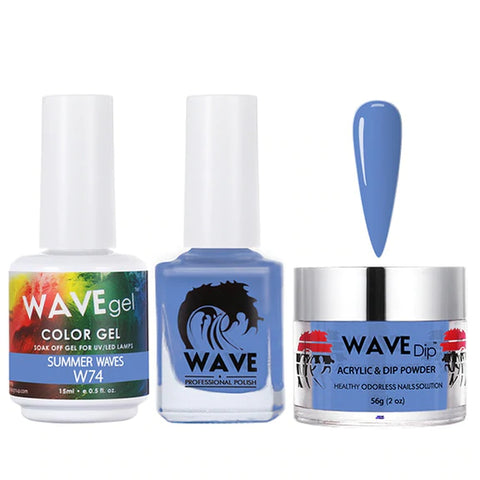 #074 Wave Gel Simplicity Collection-3 in 1 Matching Trio Set