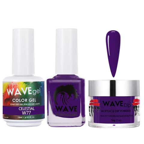 #077 Wave Gel Simplicity Collection-3 in 1 Matching Trio Set