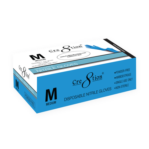 Cre8tion - Nitrile Gloves Gloves Size M