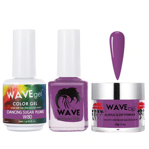#080 Wave Gel Simplicity Collection-3 in 1 Matching Trio Set