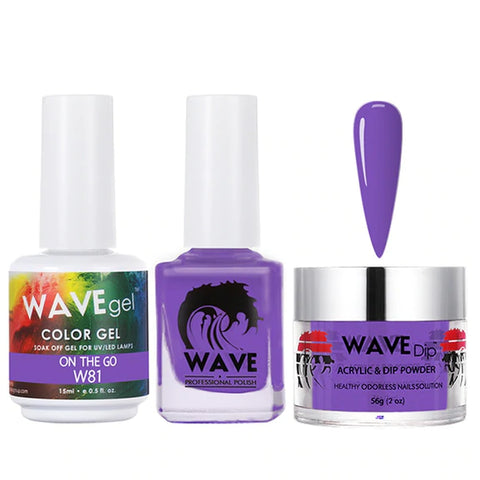 #081 Wave Gel Simplicity Collection-3 in 1 Matching Trio Set