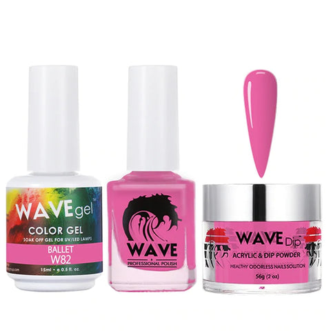 #082 Wave Gel Simplicity Collection-3 in 1 Matching Trio Set