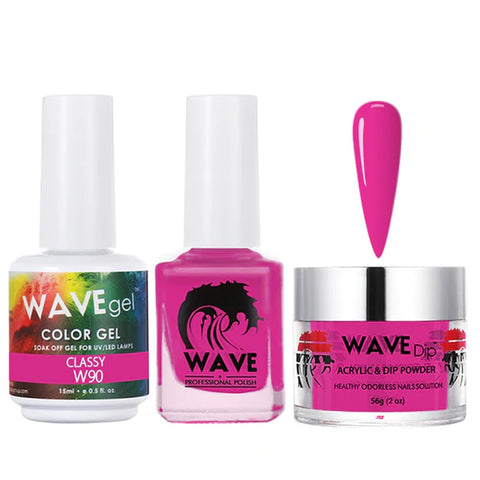 #090 Wave Gel Simplicity Collection-3 in 1 Matching Trio Set