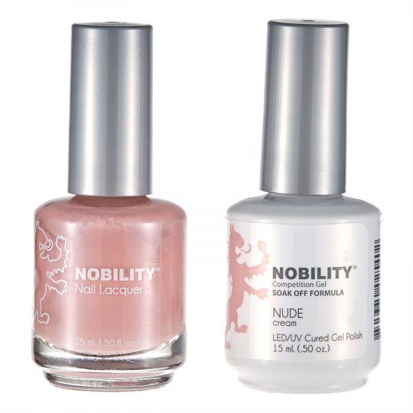 Nobility Gel Polish & Nail Lacquer, Nude - NBCS090