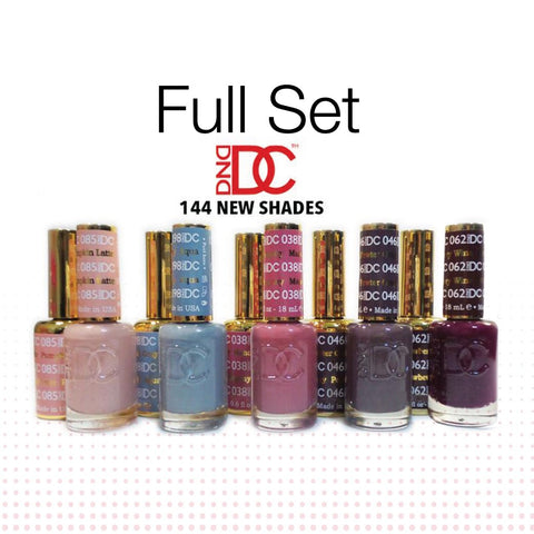 DND - Matching Color Soak Off Gel - DC Collection - FULL SET 144 Colors - $5.5/each