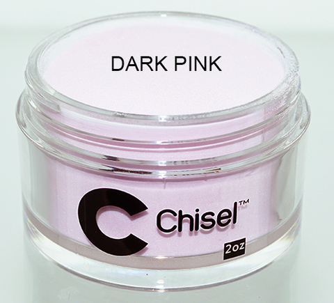Chisel Nail Art - Dipping Powder - DARK PINK - 2oz