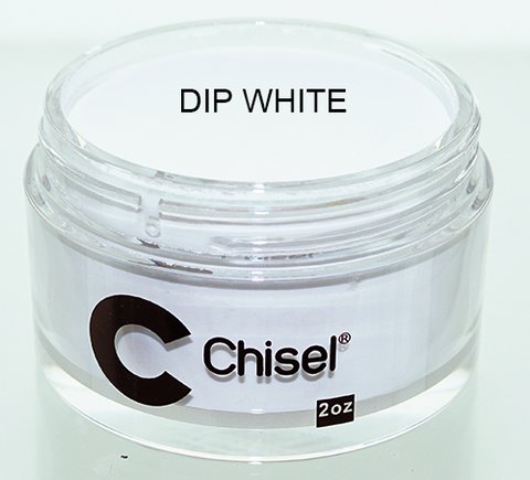 Chisel Nail Art - Dipping Powder - DIP WHITE - 2oz