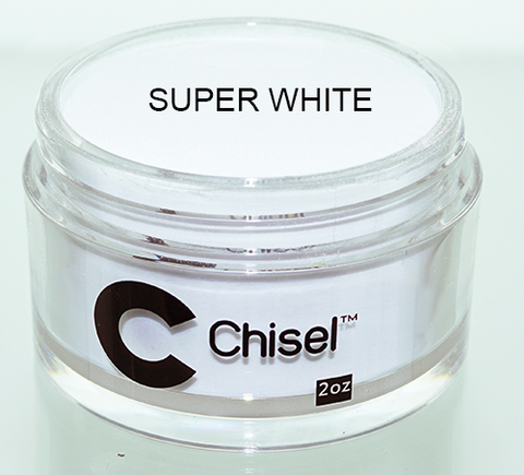 Chisel Nail Art - Dipping Powder - SUPER WHITE - 2oz