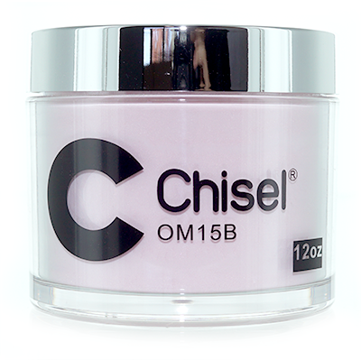 Chisel Nail Art - Dipping Powder - Pink & White Collection - OM15B - Refill 12oz