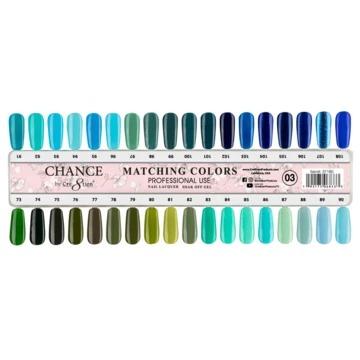 Chance Gel Color Chart Board 36 tips #3