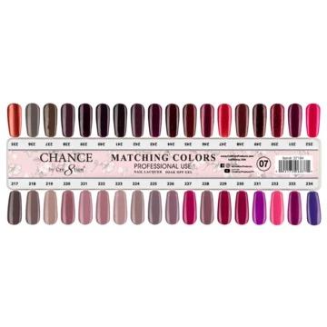 Chance Gel Color Chart Board 36 tips #7