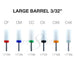 Cre8tion  Ceramic Large Barrel 3/32"