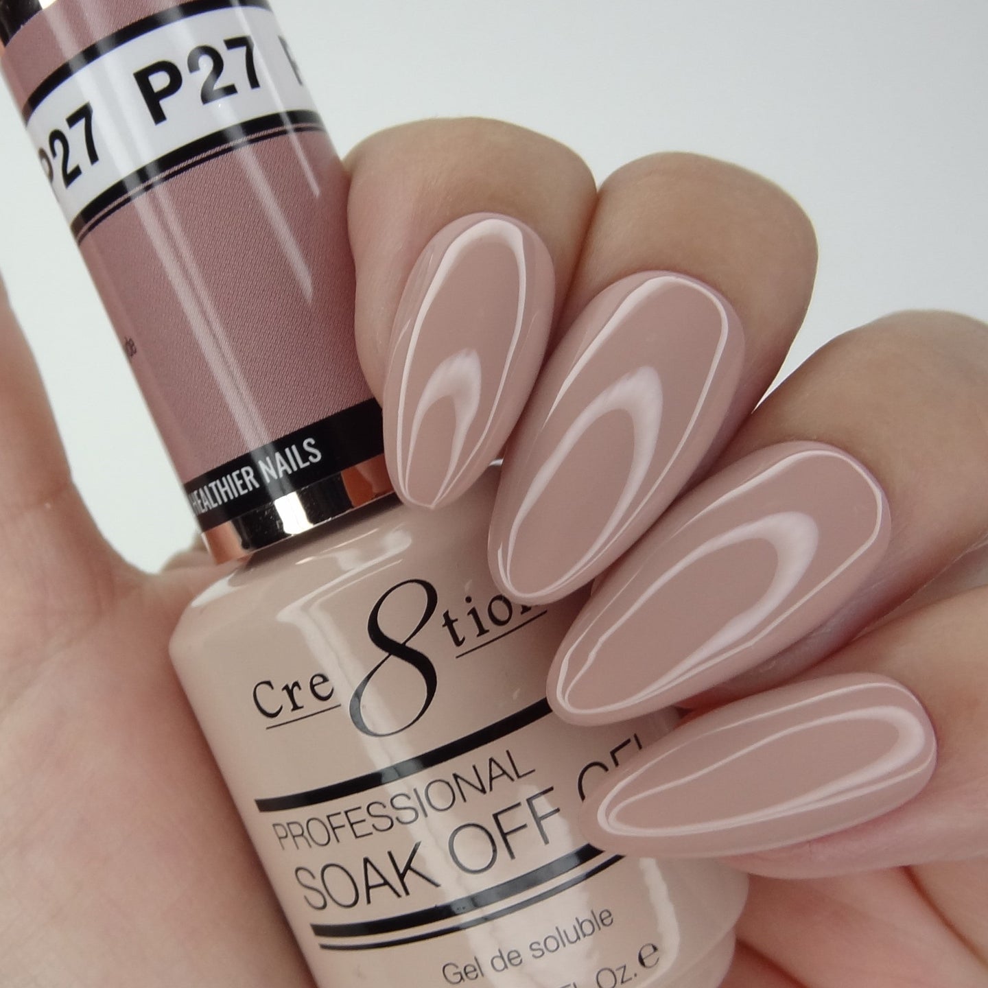 Cre8tion - Soak Off Gel System - Pink 27