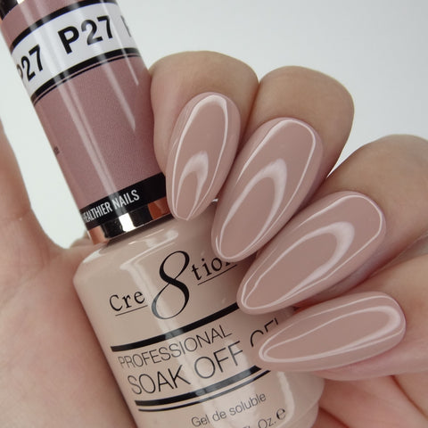 Cre8tion - Soak Off Gel System - Pink 27